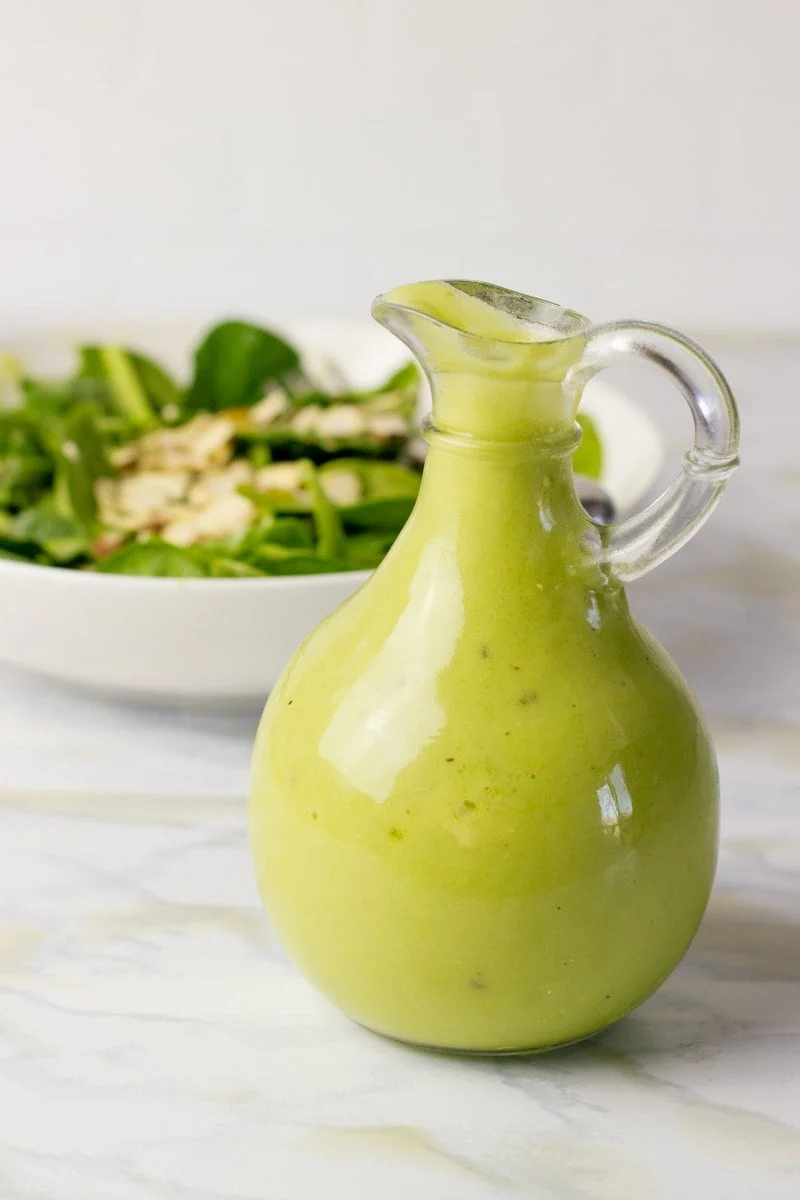  Creamy Avocado Vinaigrette | Delicious Homemade Salad Dressing Recipes | types of salad dressing